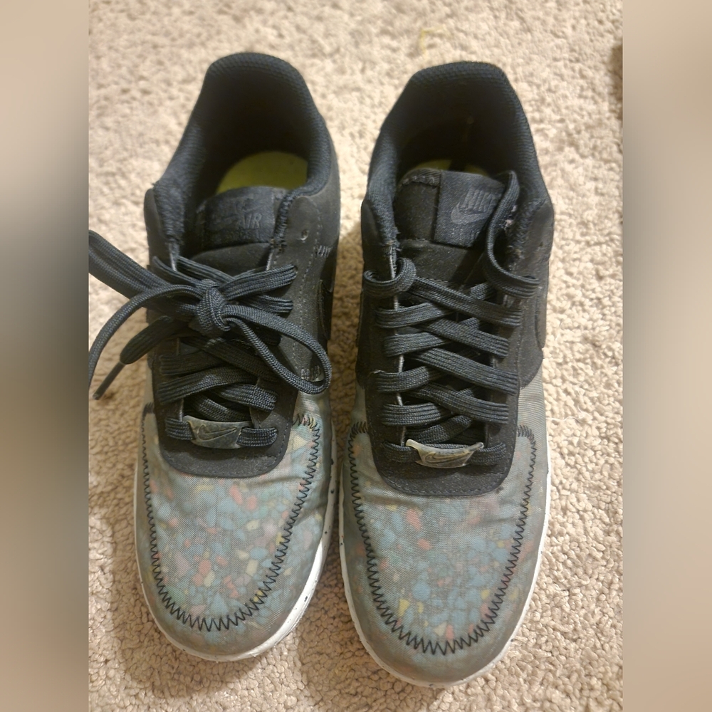 Nike Air Force One Cosmic Black Sneakers Like New